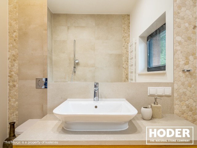 KÜCHENARBEITSPLATTE  Granite Satinato 464 and Waschtischplaten quartz conglomerate 8000, 2001, 505 and marmor 129 - zdjęcie numer 8