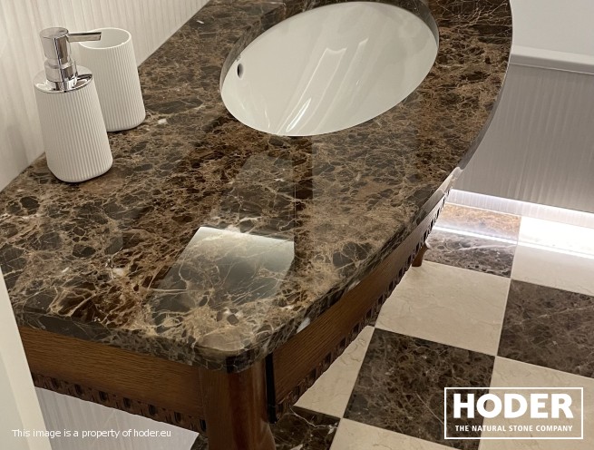 Waschtischplaten marmor 114