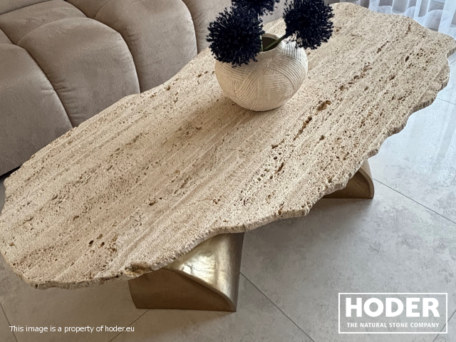 Travertintisch 181 C mit Bruchkante - zdjęcie numer 3