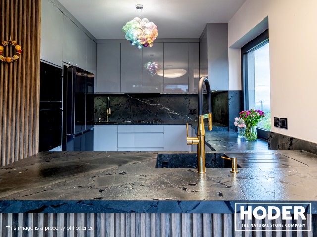 KÜCHENARBEITSPLATTE, Waschtischplaten und Fensterbank aus Quartz 701, 433, 470 und Fensterbank Quarzkonglomerat 4000 - zdjęcie numer 3