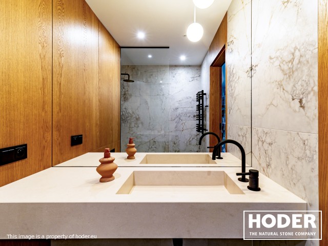 KÜCHENARBEITSPLATTE naturlicher quarzit Satinato 490 und Waschtischplaten  marmor 148 - zdjęcie numer 11