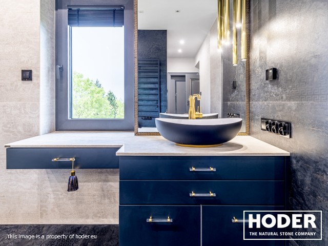 KÜCHENARBEITSPLATTE, Waschtischplaten und Fensterbank aus Quartz 701, 433, 470 und Fensterbank Quarzkonglomerat 4000 - zdjęcie numer 17