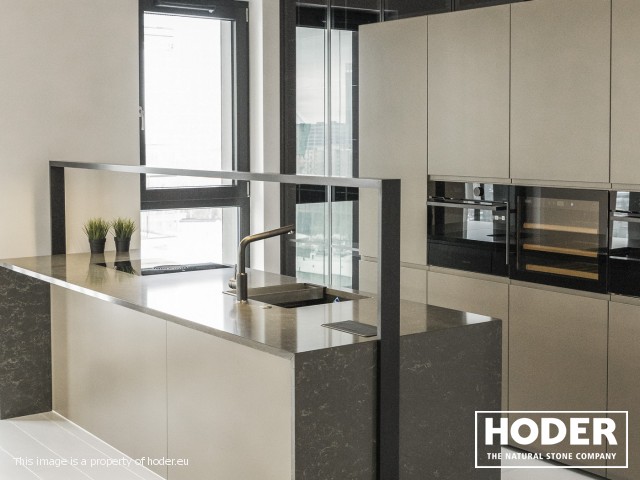 KÜCHENARBEITSPLATTE quartz conglomerate 8300 - zdjęcie numer 1